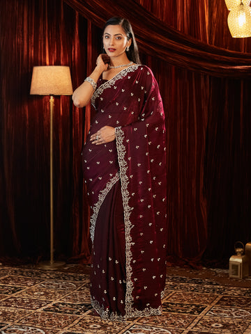 KASEE Women Stone Embellished Saree