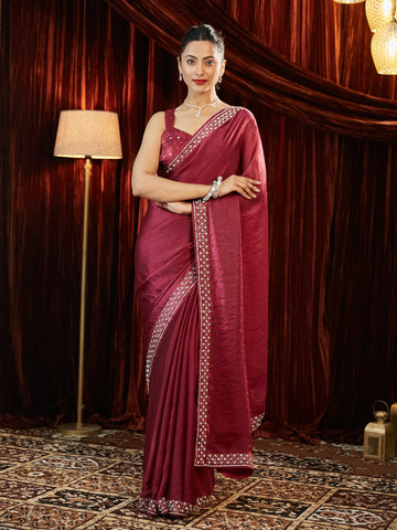 KASEE Women  Embellished Embroidered Saree