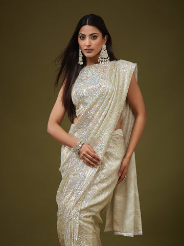 KASEE Women's Classic Wine Cotton Blend Saree with Zari Woven Border
