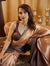 Ombre Beads and Stones Satin Saree