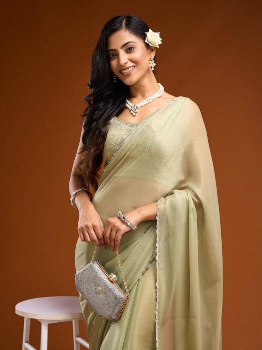 Beads and Stones Saree