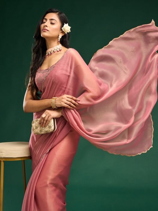 Beads and Stones Saree party wear saree