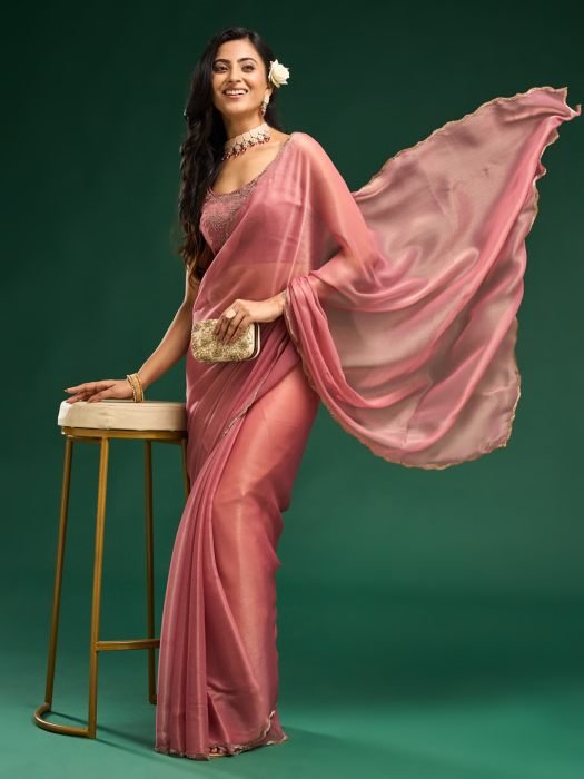 Beads and Stones Saree party wear saree