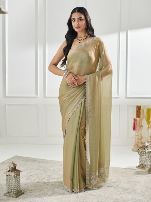 Beads and Stones Silk Blend Saree NEW ARRIVALS