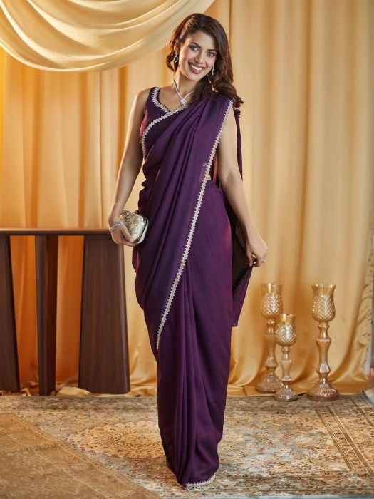 Beads and Stones Silk Blend Saree NEW ARRIVALS