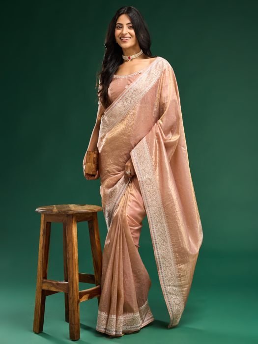 Floral Embroidered Organza Saree NEW ARRIVALS