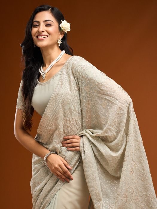 Pure georgette saree online best sale