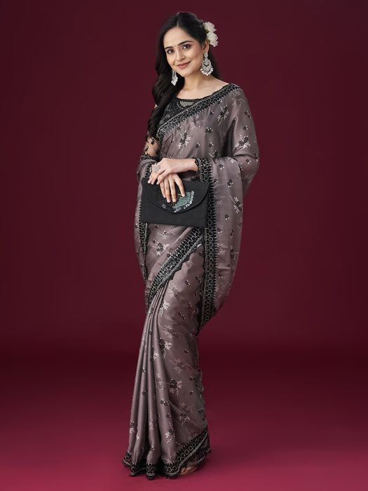 Buy Satin Sarees online at Best Price for Women