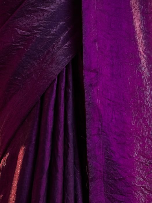 Magenta Party wear Plain saree party wear saree