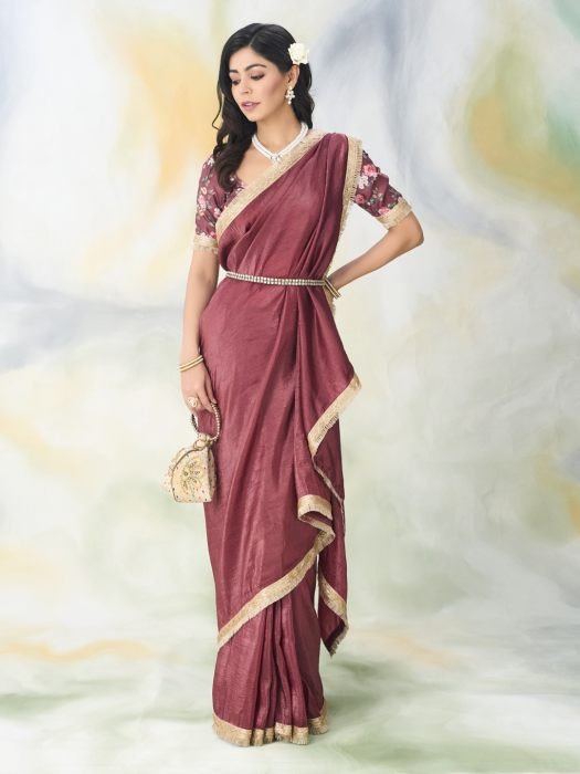 Organza Saree party wear saree