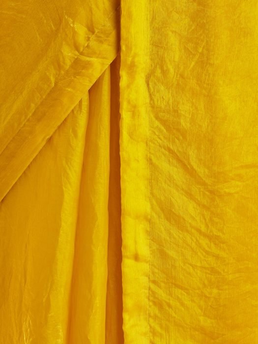 Yellow Party wear Plain saree party wear saree